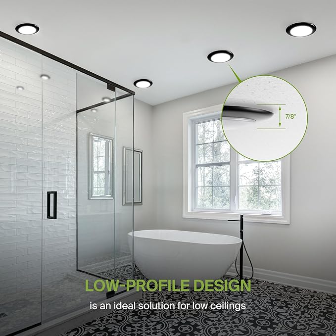 ASD 1 Pack LED Disk Lights 4 Inch, 10W 5CCT 2700K-5000K 685LM CRI90+, Dimmable - Image 4