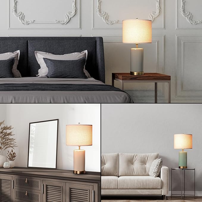 O’Bright Dune - Battery Powered Table Lamp, Rechargeable Cordless Ceramic Lamp - Image 6