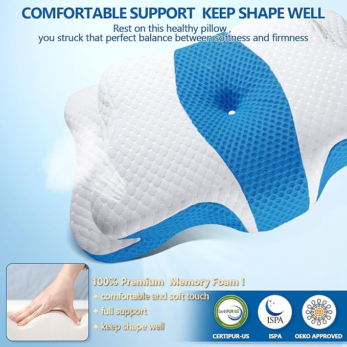 Memory Foam Pillows, Cervical Pillow - Image 6