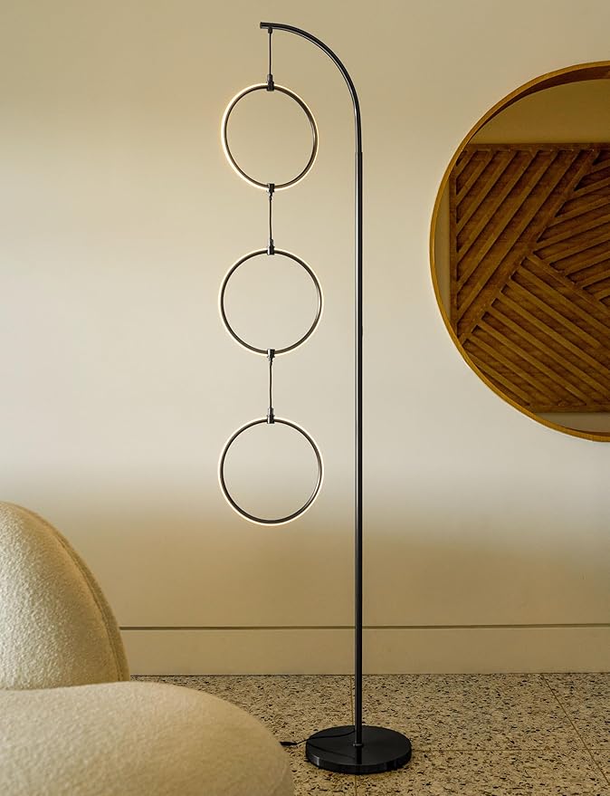 Brightech Nova Modern Floor Lamp Matches Living Room Décor - Image 7