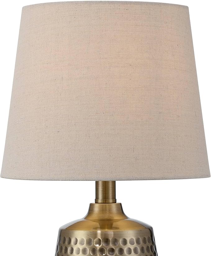 360 Lighting Argus 16 1/4" High Small Modern Accent Table Lamp Gold Textured - Image 3