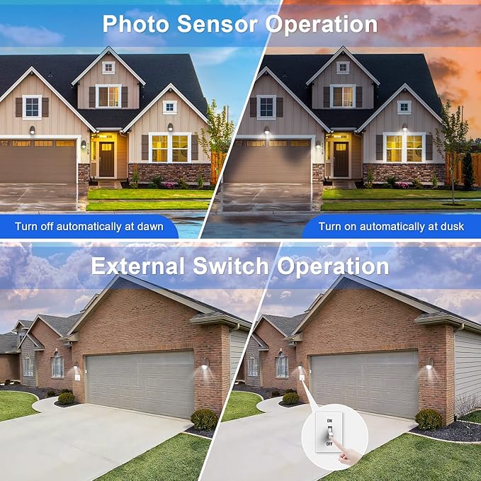 LED Emergency Light with Battery Backup Photocell Sensor, Self Test Diagnostics - Image 3