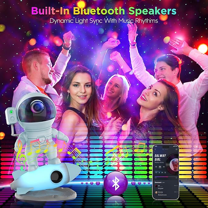 Astronaut Galaxy Projector for Bedroom, Star Projector Galaxy Light - Image 5
