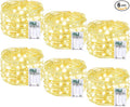 6 Pack Christmas Fairy Twinkle Lights Battery Operated, 3 Pack Cool Whie & 3 by BOSSERN