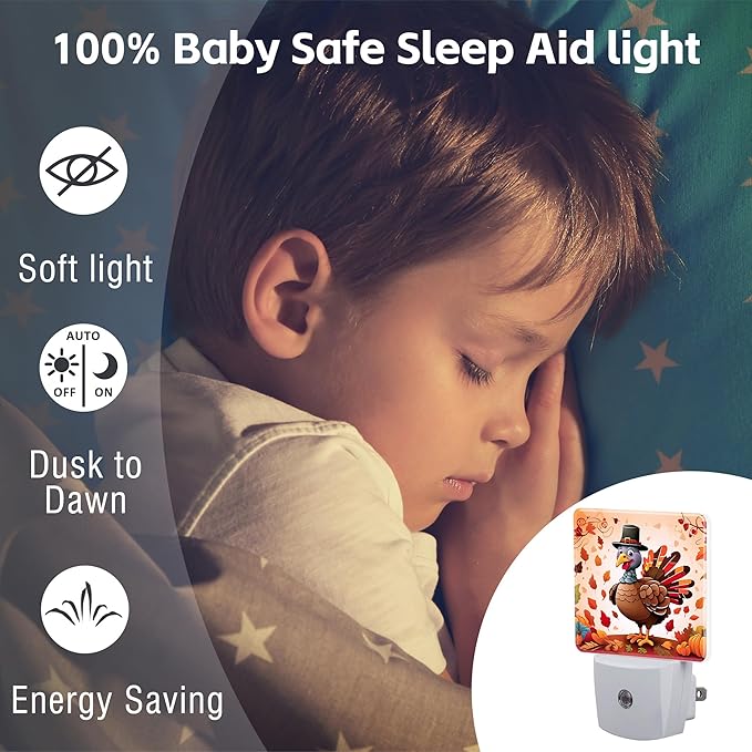 Cute Cartoon Turkey Night Light - Image 5