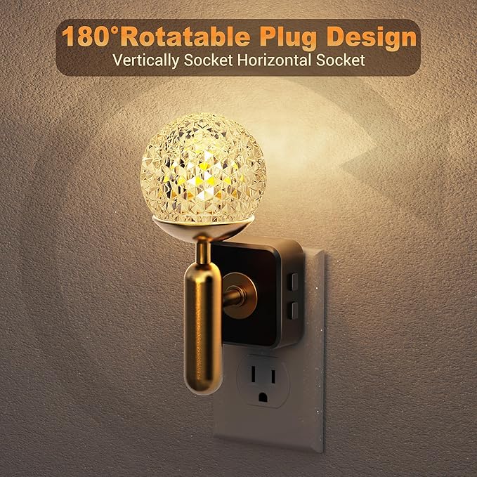 JandCase Night Light, Night Lights Plug into Wall, Color Change RBG Nightlight - Image 7