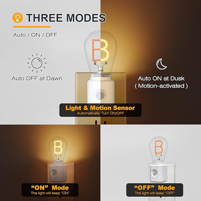 LED Night Lights Plug into Wall, Dimmable Night Light - Image 3
