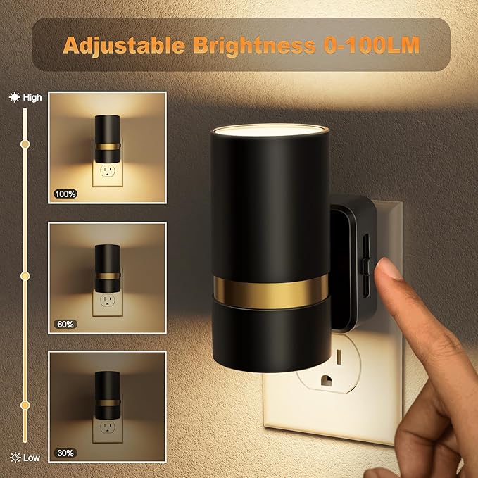 JandCase Night Lights Plug into Wall, Automatic Night Light - Image 2