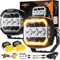 Auxbeam 5Inch LED Offroad Lights, 270° Ultra-Wide Ditch Lights Side Shooter by Auxbeam