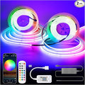 INDARUN RGB COB Led Strip Light 32.FT/10M, COB Led Strip 10mm Width/5760 LEDs by INDARUN