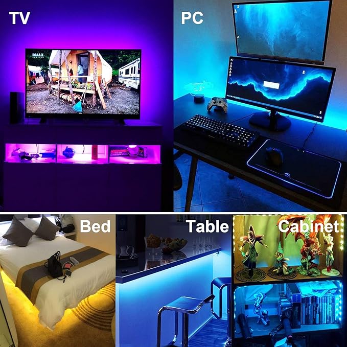 Tv Led Backlight, Maylit 14.3ft Led Strip Lights - Image 6