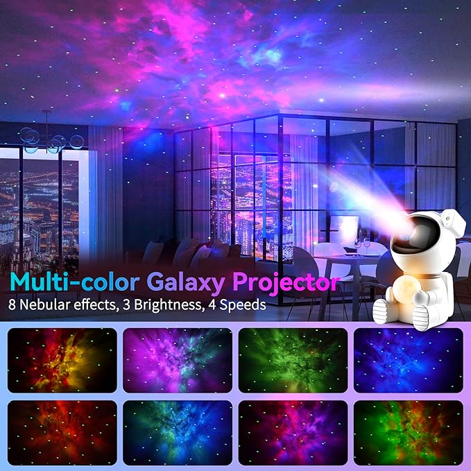 Astronaut Galaxy Projector Light, 2 in 1 Star Projector Light - Image 2