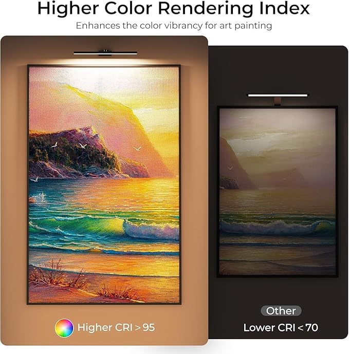 Wireless Picture Lights for Wall, Battery Operated Wall Light for Painting - Image 5