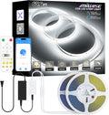 MIWISE COB LED Strip Lights 65.6ft/20m, UL-Listed CRI 90+ Dimmable 6000K by MIWISE