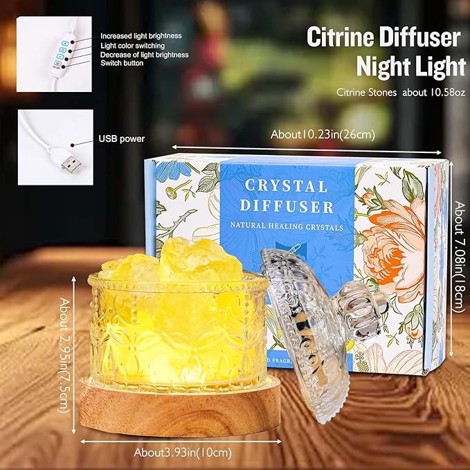 Runyangshi Crystal Lamp Night Light - Image 4