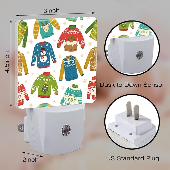 Christmas Ugly Sweaters Night Light - Image 2