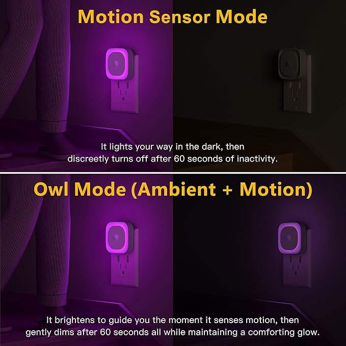 2 Pack Plug in Night Light - Image 2