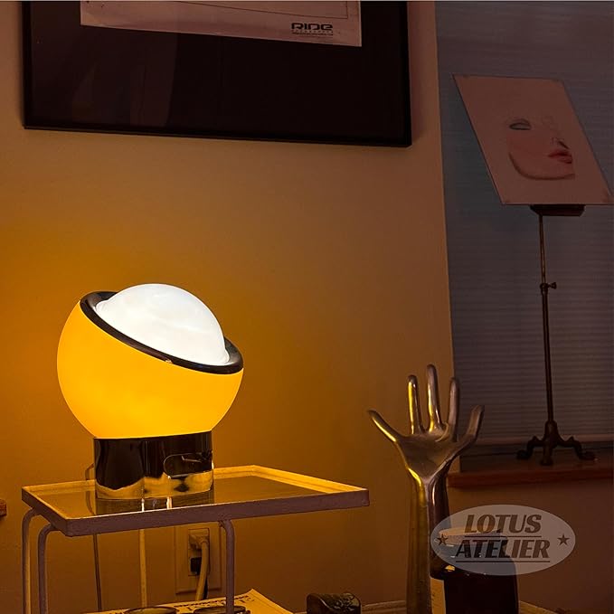 Lotus Atelier Bauhaus Lamp | Warm Retro Orange Lamp - Image 8
