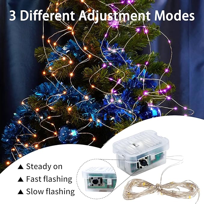 24 Pack Fairy Lights 7Ft 20 LED Twinkle String Lights Battery Operated - Image 4