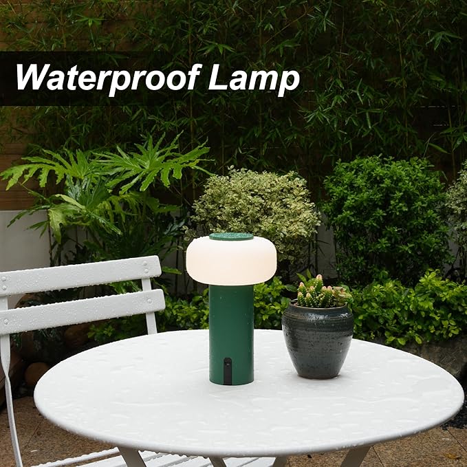 Shower Lamp Waterproof, Outdoor Cordless Table Lamp Rechargeable, Portable - Image 3