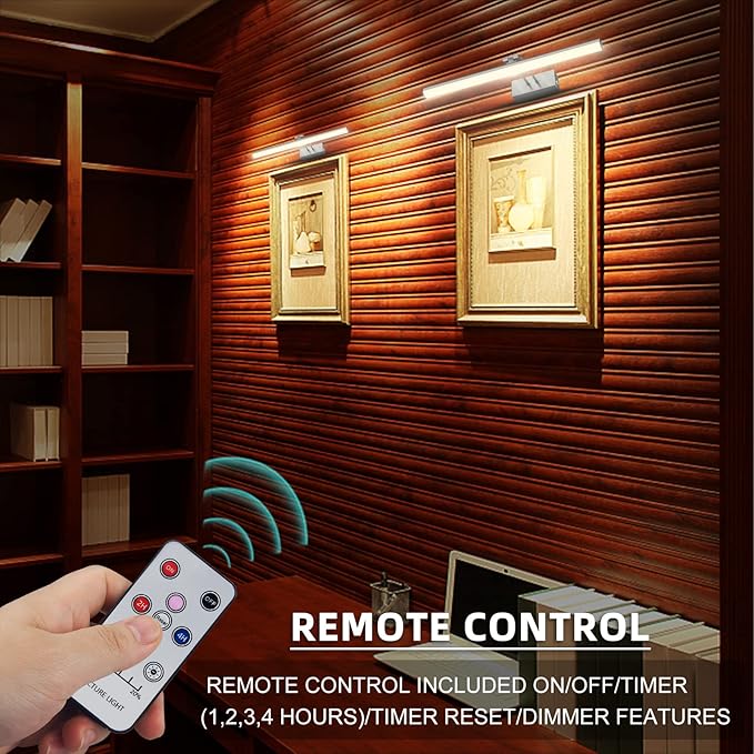 Picture Light, Picture Lights for Wall Cordless, Picture Lights - Image 3