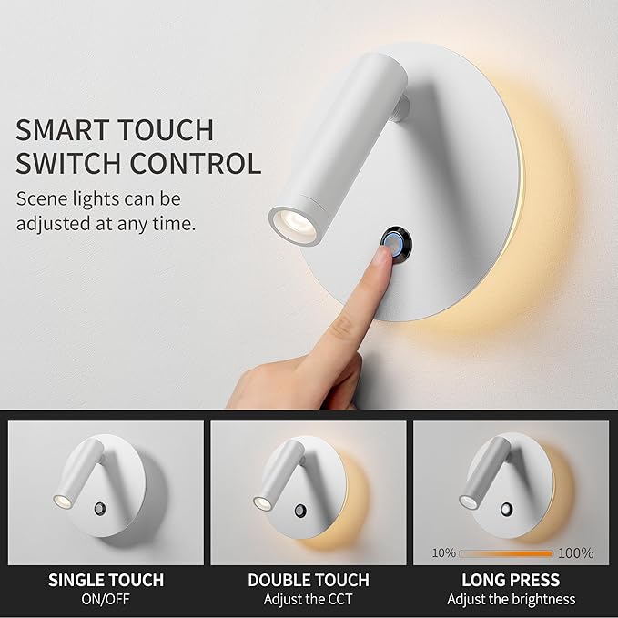 Aisilan 2-Pack Modern Wall Sconce - Image 4