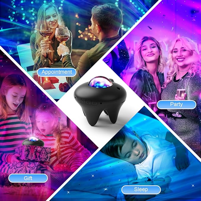 Galaxy Moon Projector, Star Night Light Projector - Image 6