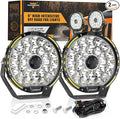 Auxbeam Round LED Driving Light, 360 Pro Series 9 Inch Offroad Spotlights 270W by Auxbeam