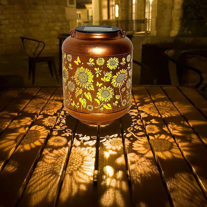 Solar Lanterns Outdoor Waterproof, Sunflower Gifts - Image 7