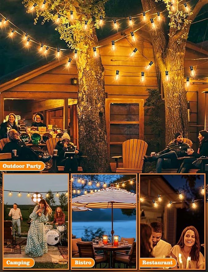 String Lights for Outside 120ft Waterproof - Image 7