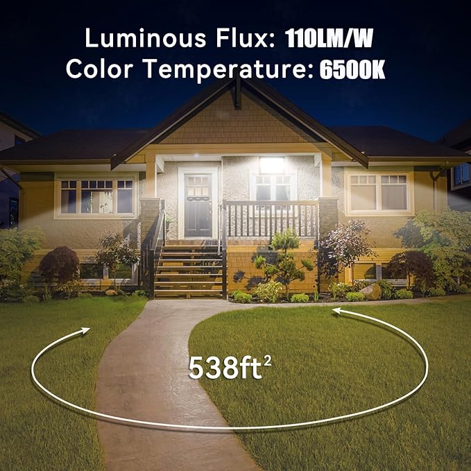 4 Pack-100W LED Flood Light Outdoor, 11000LM LED Work Light - Image 2