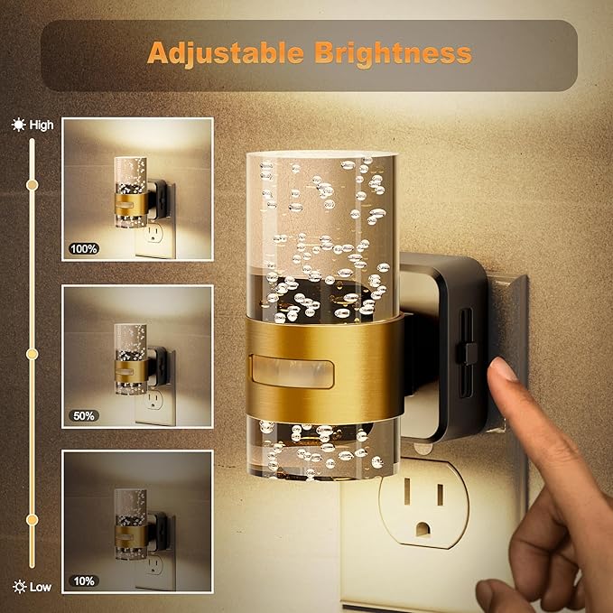 JandCase Motion Sensor Night Light, Night Lights Plug into Wall, 3000K Soft - Image 2