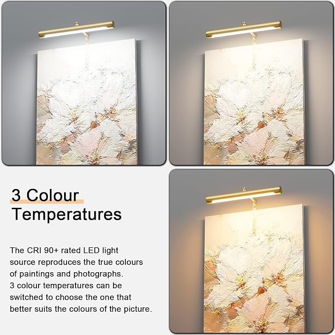 4W Picture Light Plug in, Dimmable Wall Light - Image 7