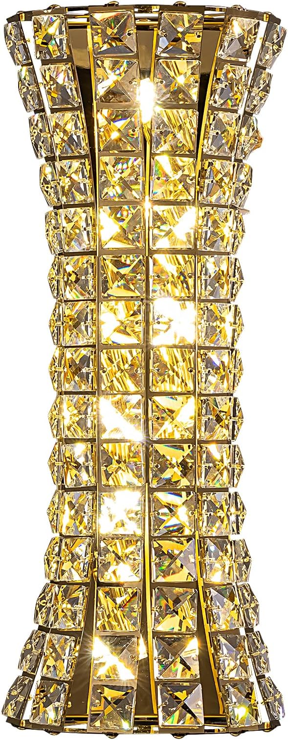 Crystal Wall Sconces, Modern Wall Light Fixtures, Luxury Indoor Gold Wall Lamp - Image 8