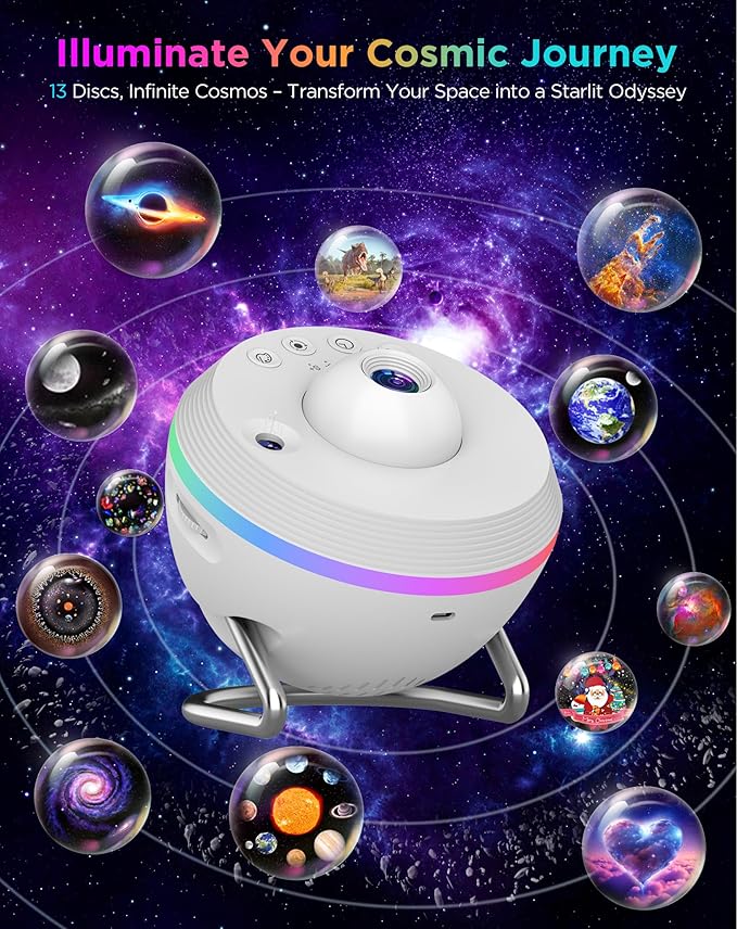 Galaxy Projector, 13 in 1 HD Planetarium Star Projector - Image 2