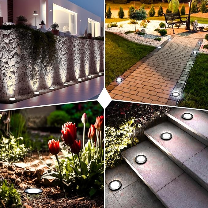 9W LED Low Voltage Landscape Lights, AC/DC 12-24V Outdoor Well Lights IP68 - Image 7