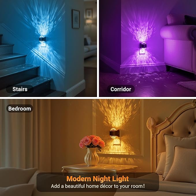 JandCase Night Lights Plug into Wall, Star Projector RGB Night Light - Image 5