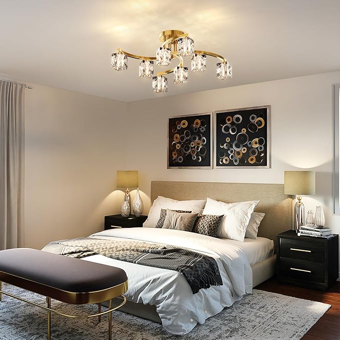 Semi Flush Mount Ceiling Light Fixture - Image 8