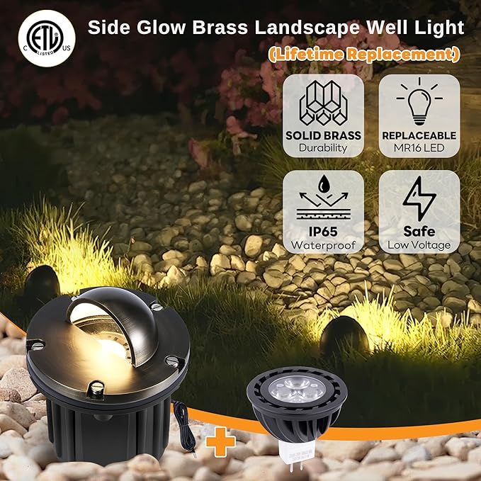 Gardenreet Solid Brass Well Light - Image 2