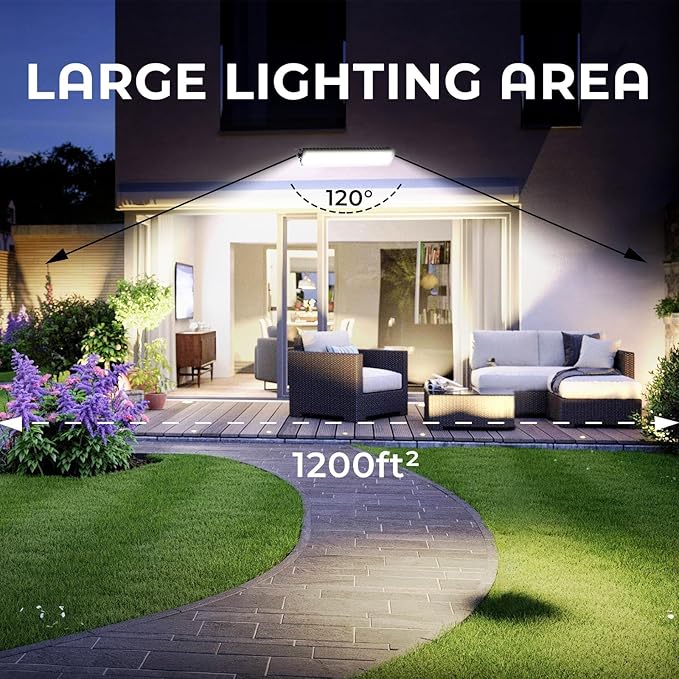 6 Pack 100W LED Shop Lights, 14000LM 6000K Plug in Garage Light - Image 4