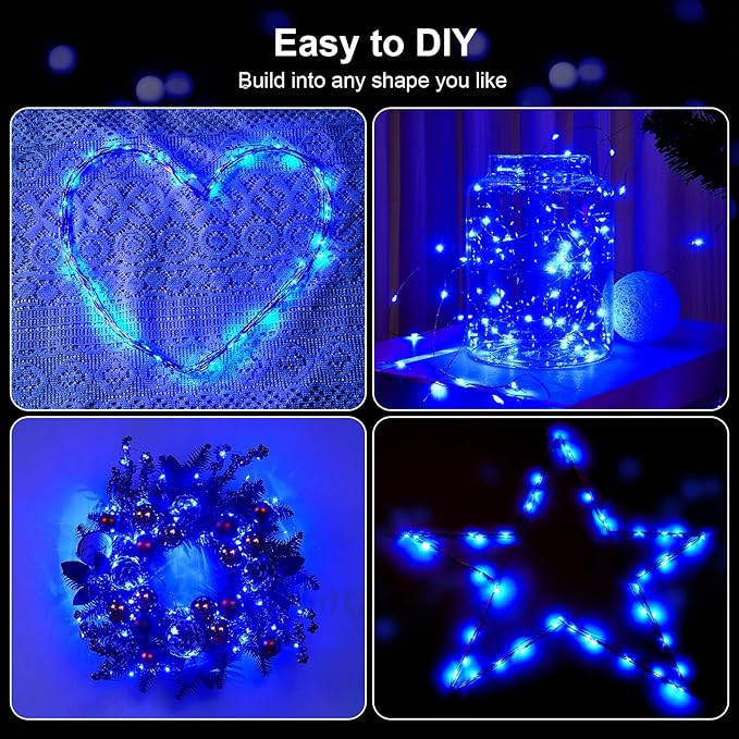 2 Pack 16.4ft Battery Operated String Lights - Image 3