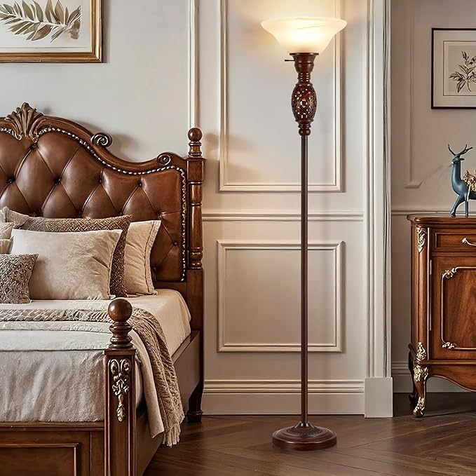 70" Torchiere Floor Lamp with NightLight - Image 6