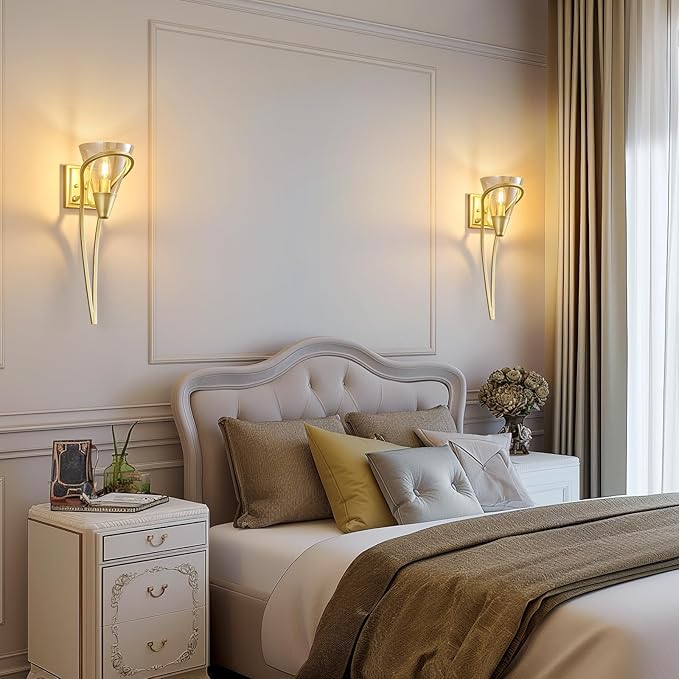Modern Gold Wall Sconce E12 Torch Decorative Wall Lights Industrial Wall Lights - Image 3