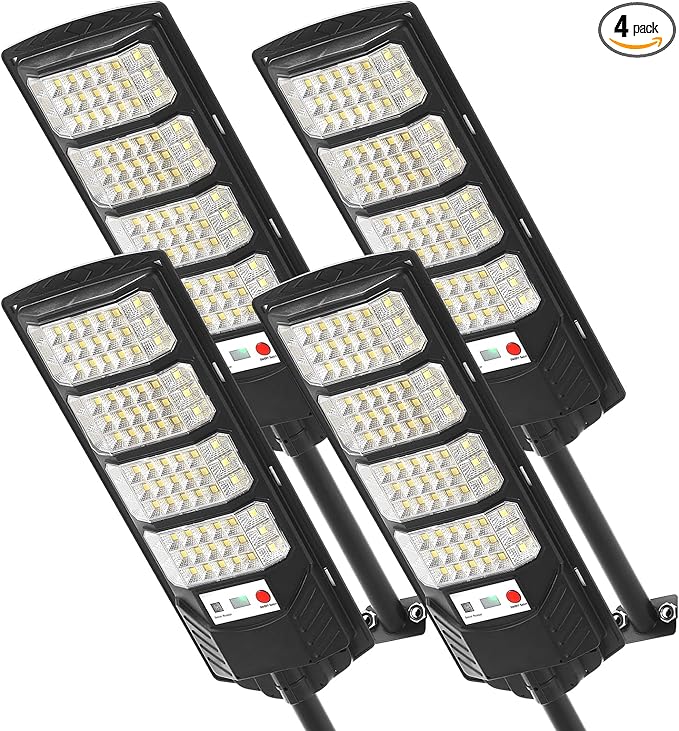 Solar Street Light Outdoor Waterproof, Motion Sensor Solar Powered Light by JOISTOON