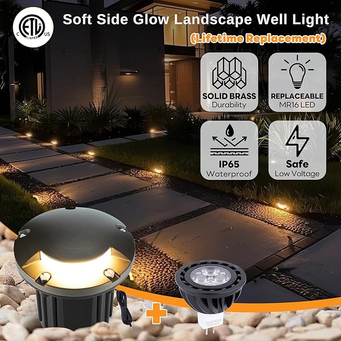Gardenreet Solid Brass Well Light - Image 2