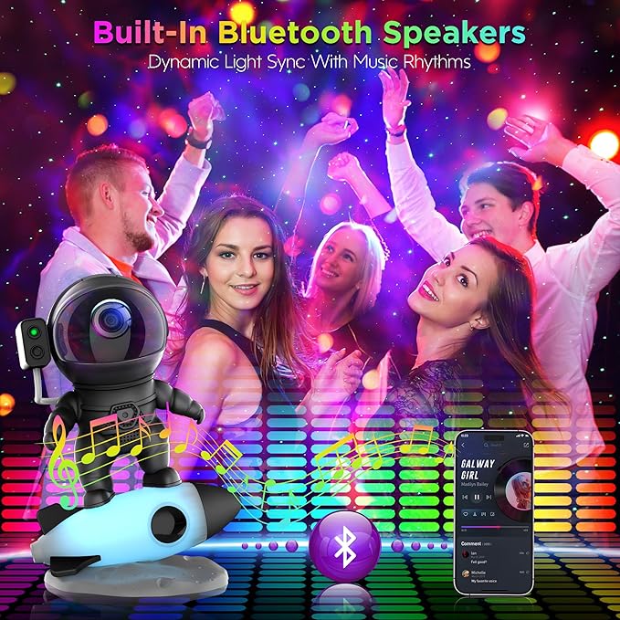 Astronaut Galaxy Projector for Bedroom, Star Projector Galaxy Light - Image 5