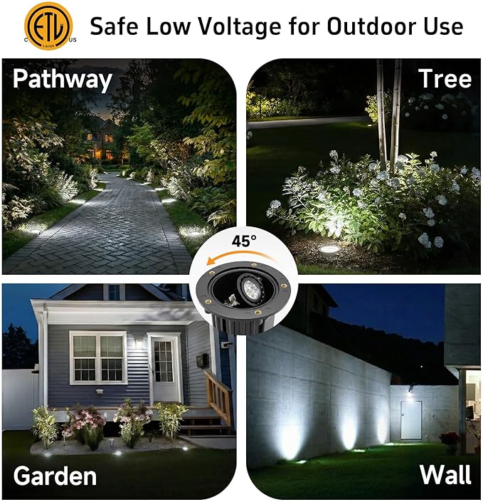 Gardenreet Landscape In Ground Well Lights - Image 6
