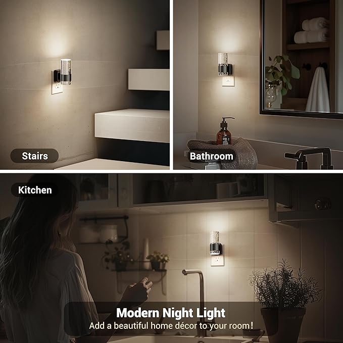 JandCase Night Light, Night Lights Plug into Wall, LED Nightlight - Image 6