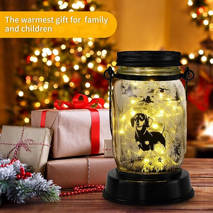 Styleonme Decor Mobile Outdoor, Solar Waterproof Dachshund Lights, Gifts - Image 5