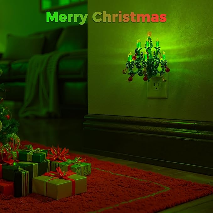 Briignite Christmas Night Light, RGB Color Changing Night Lights Plug into Wall - Image 5